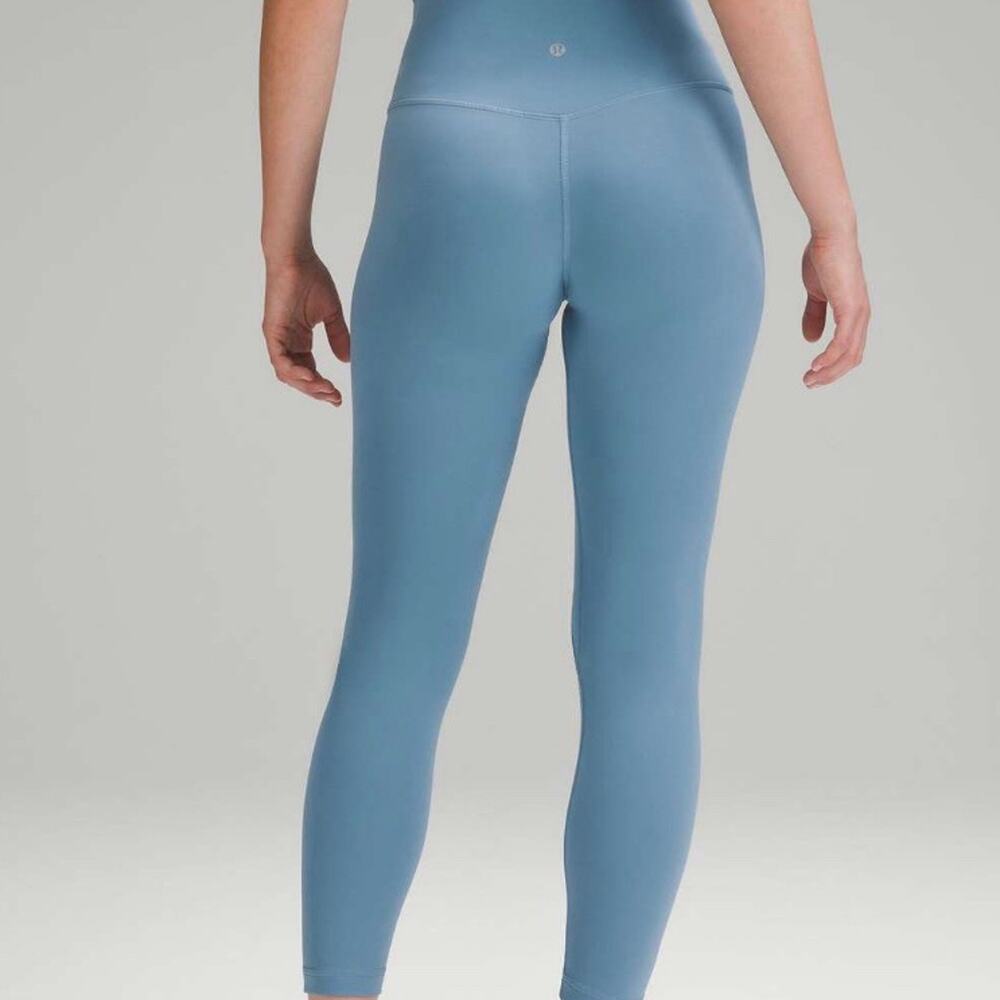 Lululemon Align High-Rise Pant 25" Utility Blue Soft Yoga Leggings Size 10